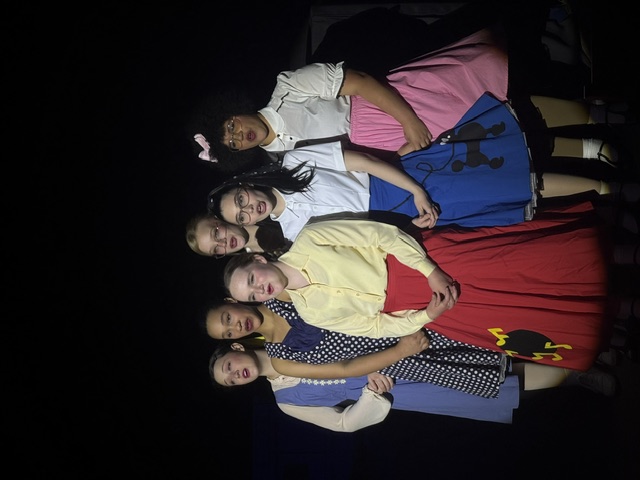 Cast huddle — Bye Bye Birdie, The JC Mainstage