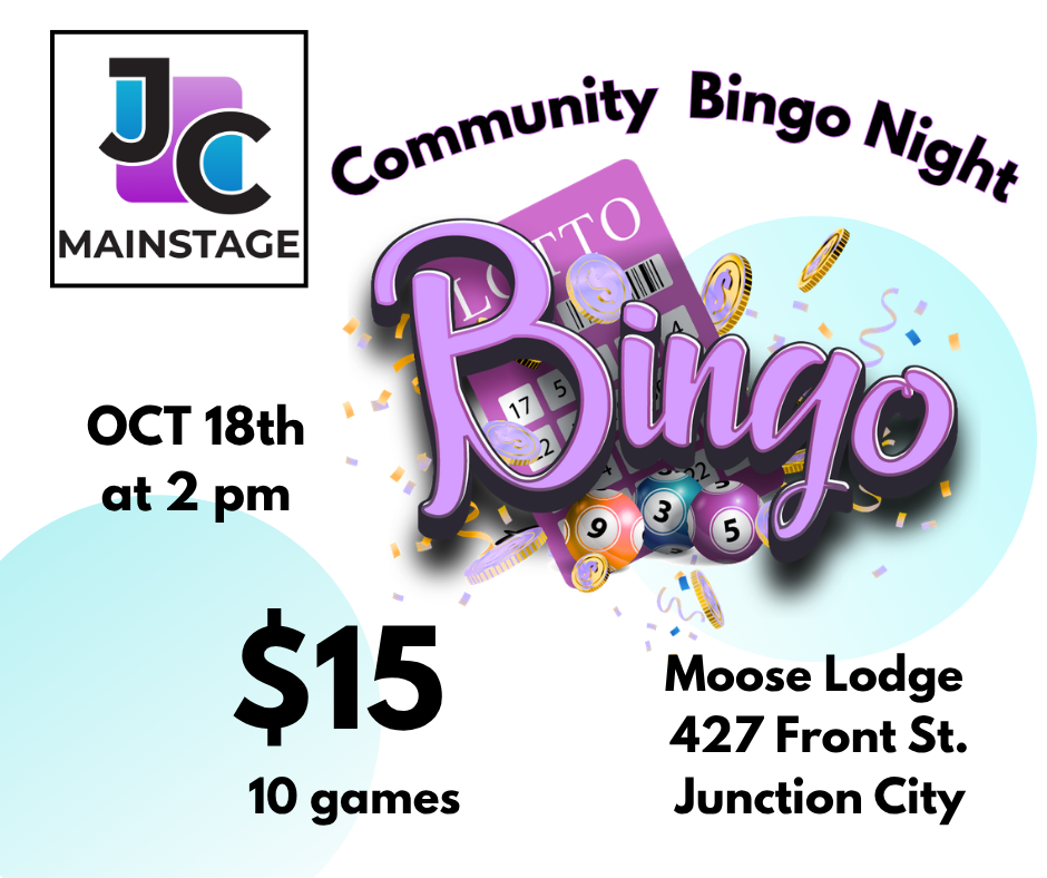 The JC Mainstage Community Bingo Night — October 18, 2026